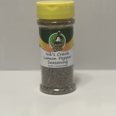 Nik’s Creole Lemon Pepper Seasoning – 5oz Nik’s Creole Lemon Pepper Seasoning – 5oz