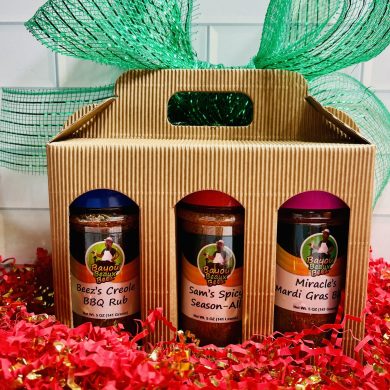 Bayou Beaux Beez Holiday Seasoning Gift Box Bayou Beaux Beez Holiday Seasoning Gift Box